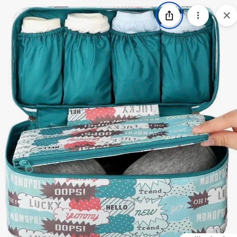 New Undergarment Travel Bag Cactus Print